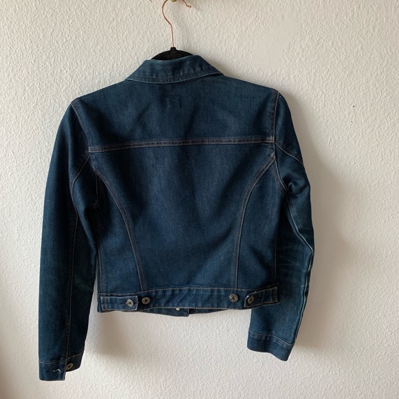 Gap Vintage Dark Blue Denim Jean Jacket - Picture 3 of 8
